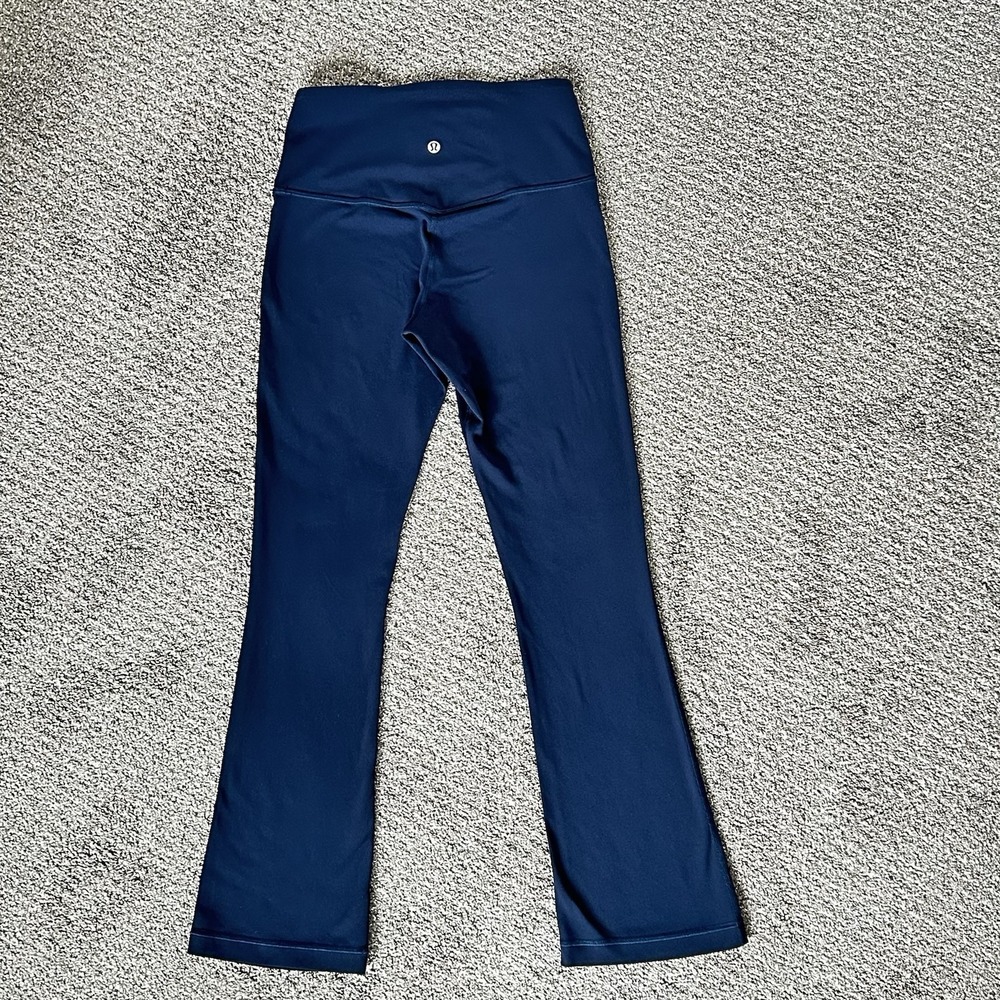 Lululemon Align™ High-Rise Mini-Flare Pant True Navy -Women's 6 - Mint Cond $128